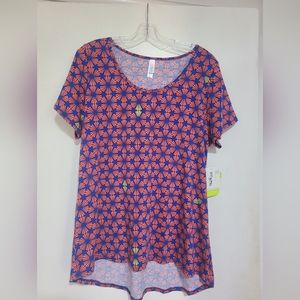 New LuLaRoe Classic T Shirt Top, Size XL Geometric Tee, NWT